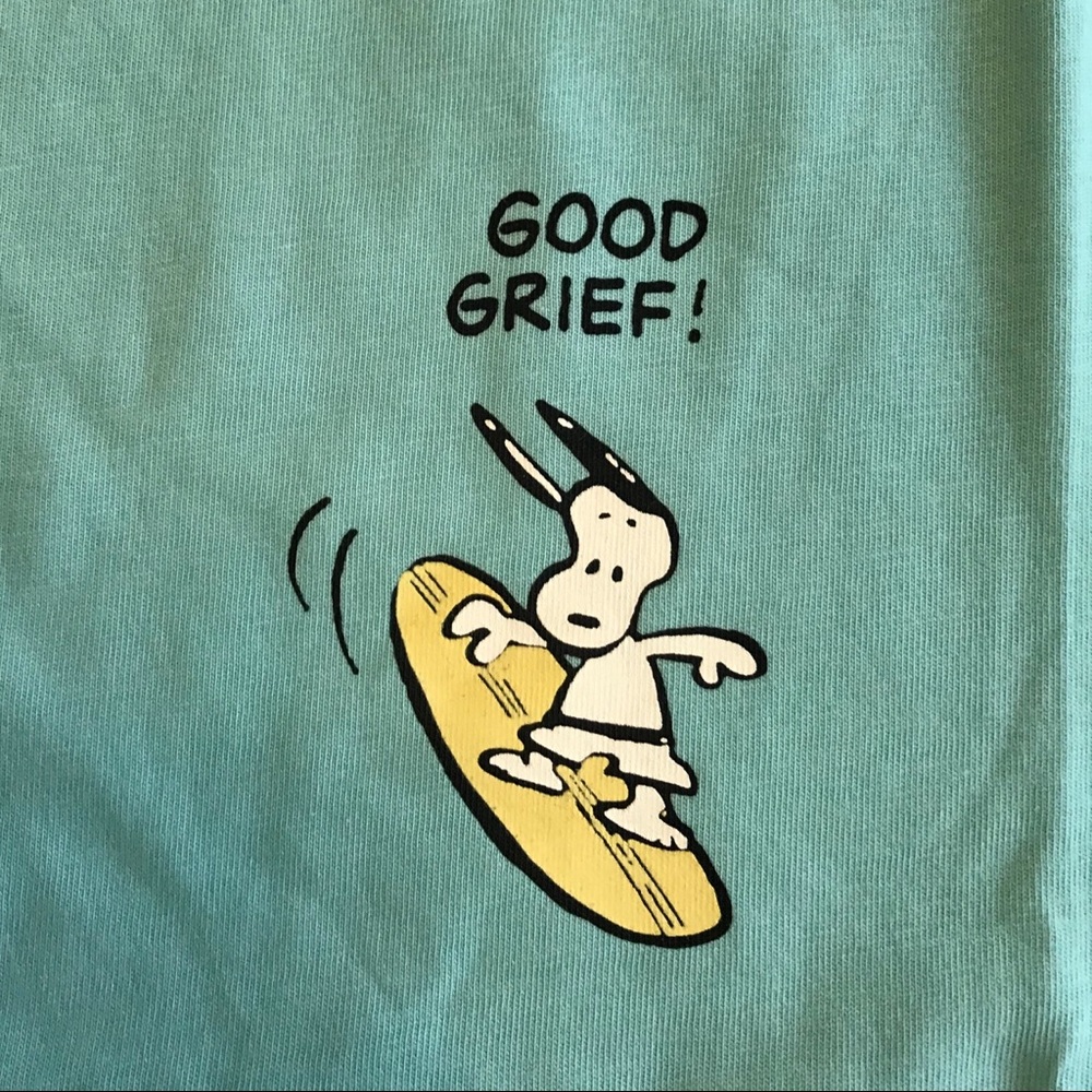 SNOOPY Good Grief 2-sided T-shirts XS,S,M,L,XL,XXL - Picture 6 of 8